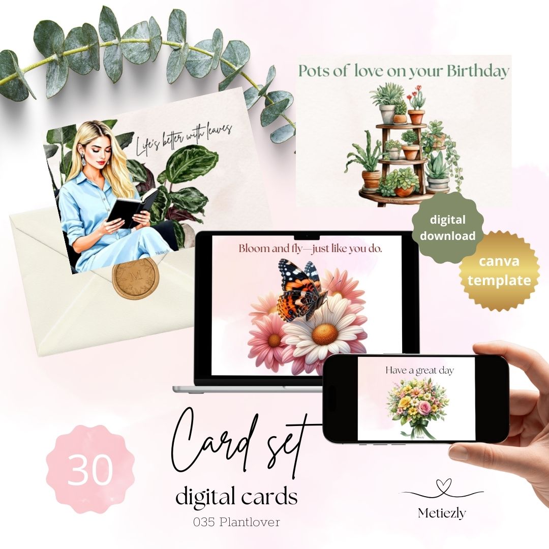 Plantlover, set of 30 cards | $13,73