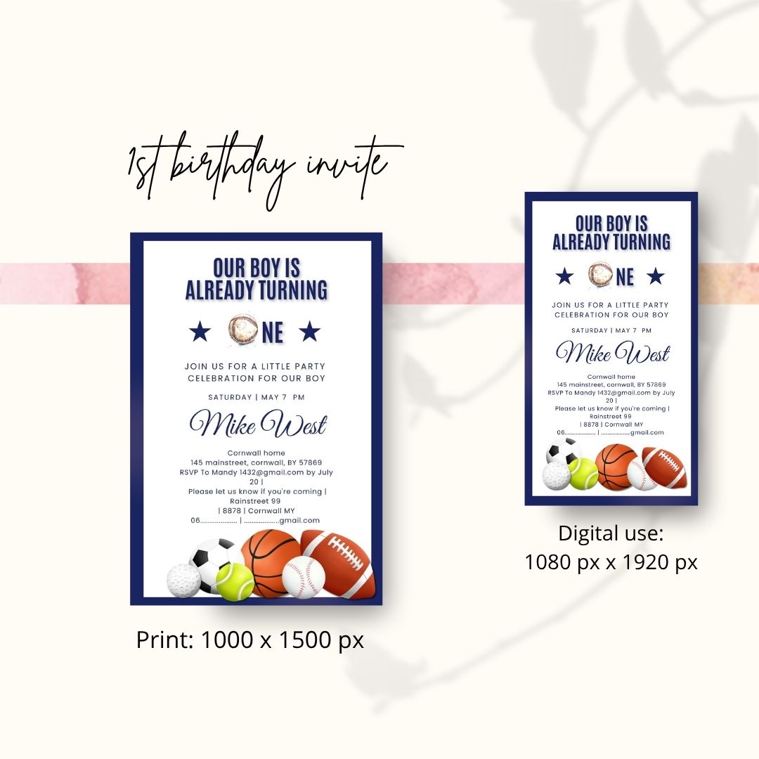 Baby party bundle card set | baby boy sport | $ 13,73