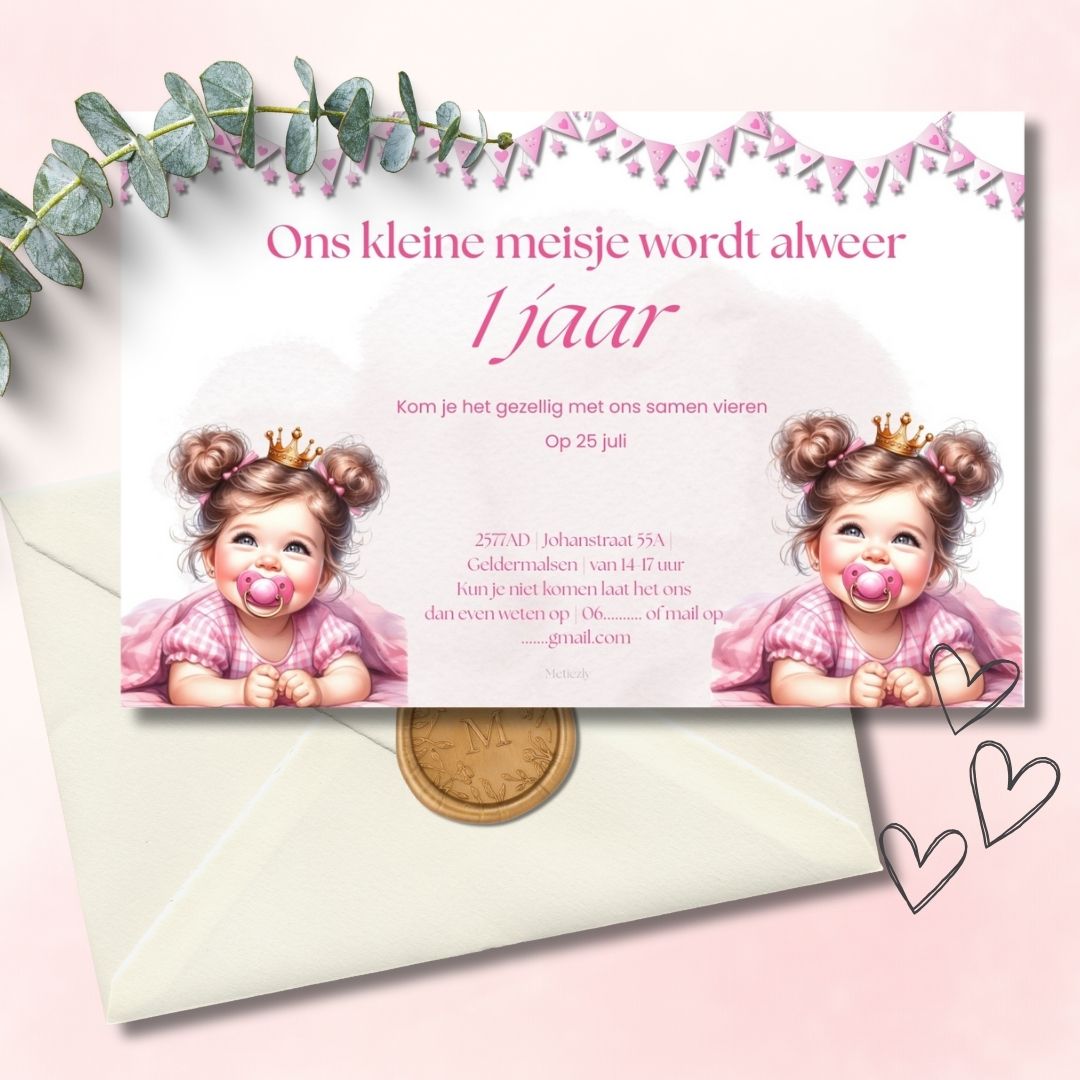 Baby set, lief prinsesje roze | $13,73