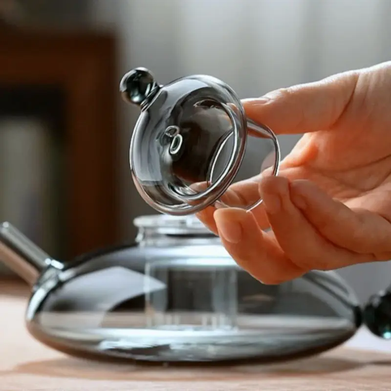 Elegant Glass Teapot