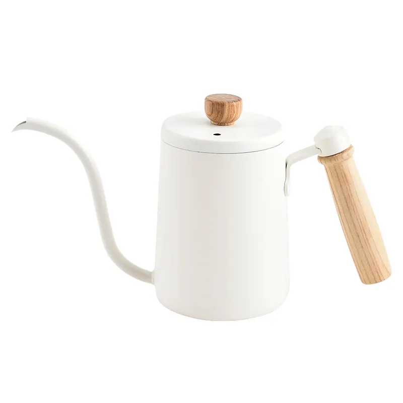 White Gooseneck Kettle