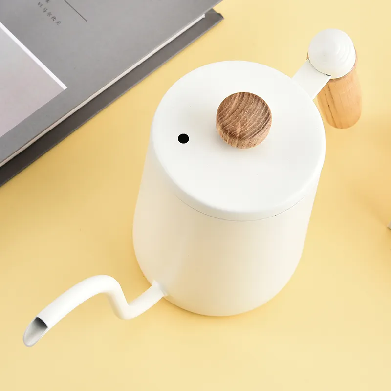 White Gooseneck Kettle