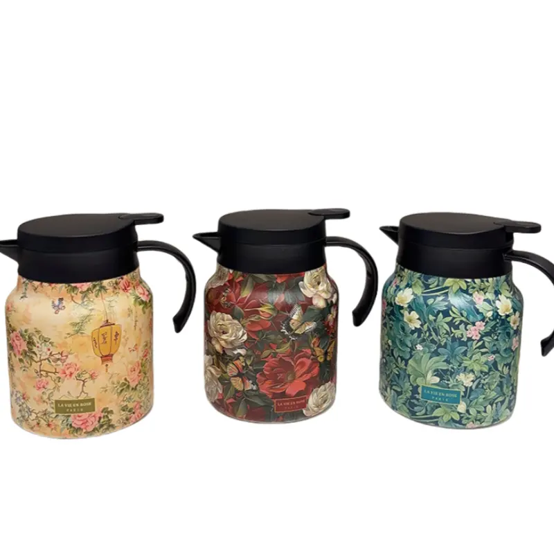 Floral Insulated Thermos Set