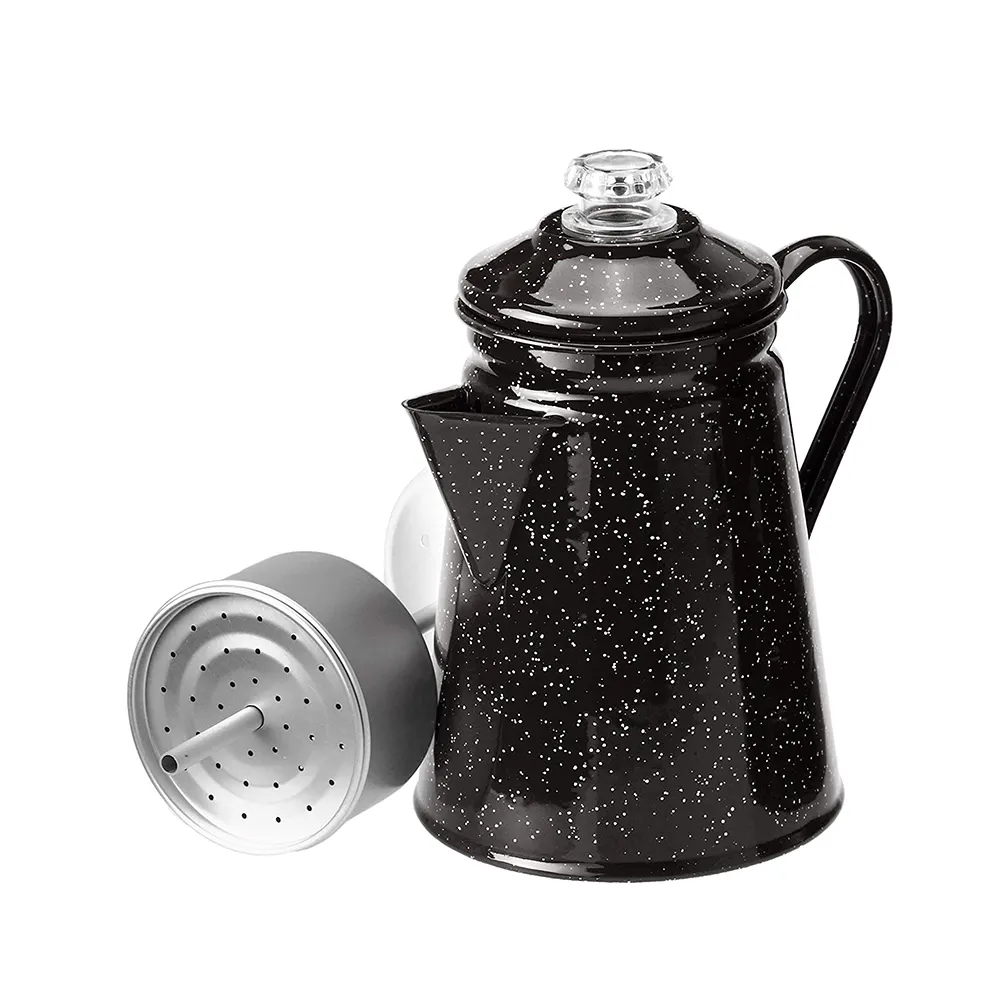 Vintage Enamel Coffee Percolator