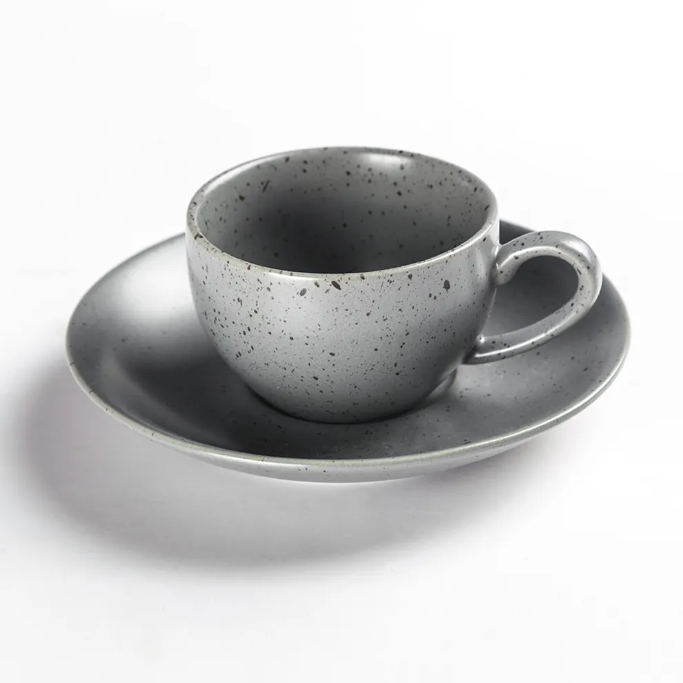 Ceramic Cup and Saucer Set