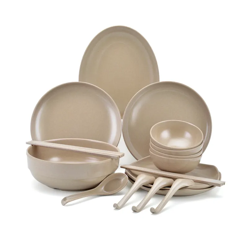 Elegant Beige Dinnerware Set