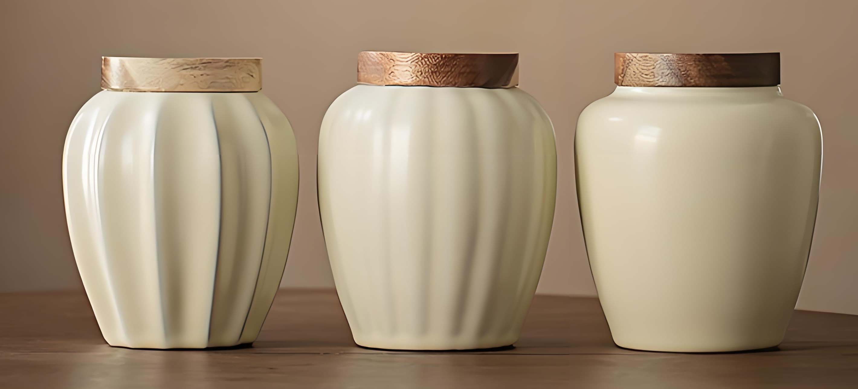 Ceramic Storage Jars Set