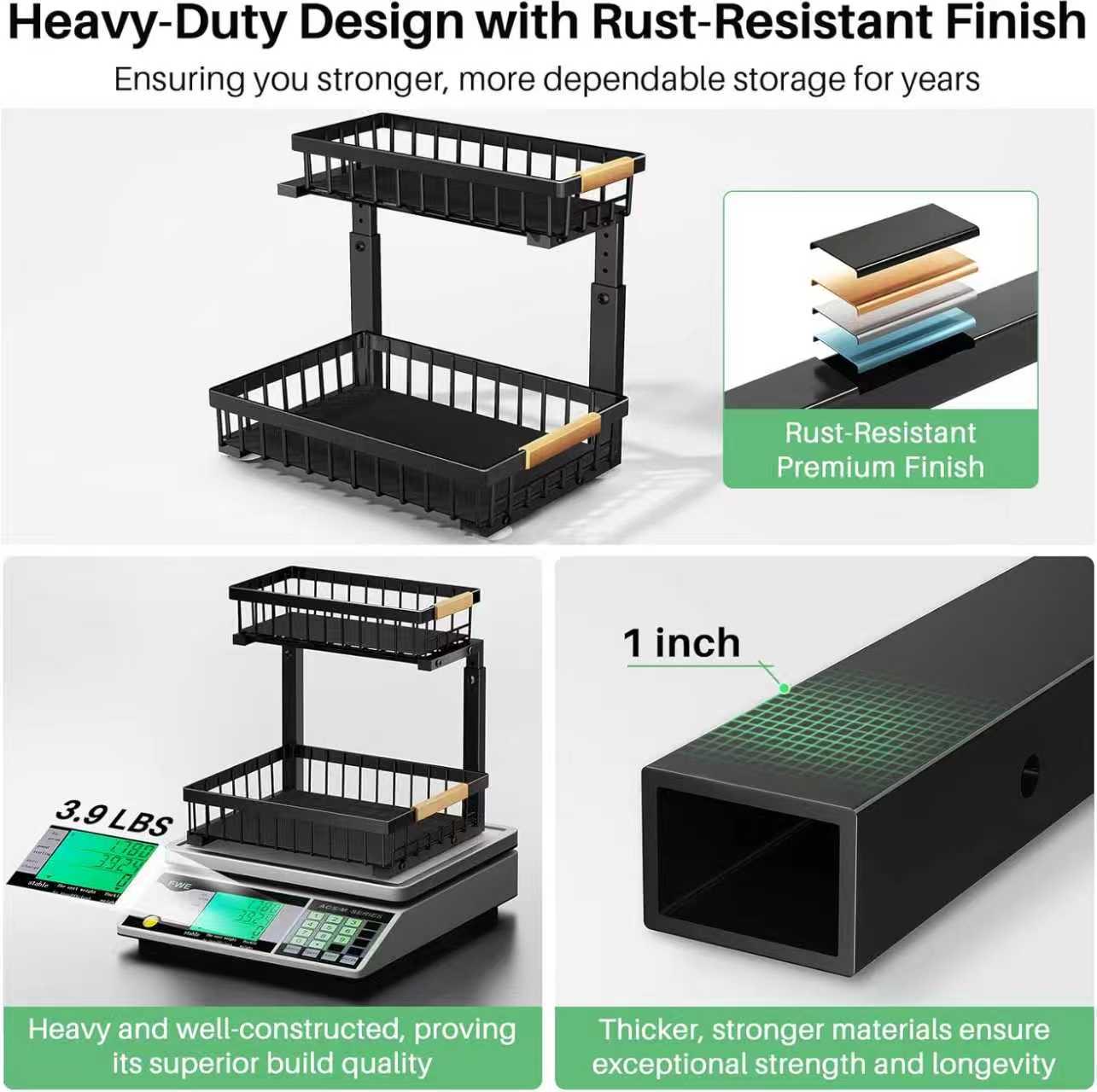 Under-Sink Kitchen Organizer - Sliding Type