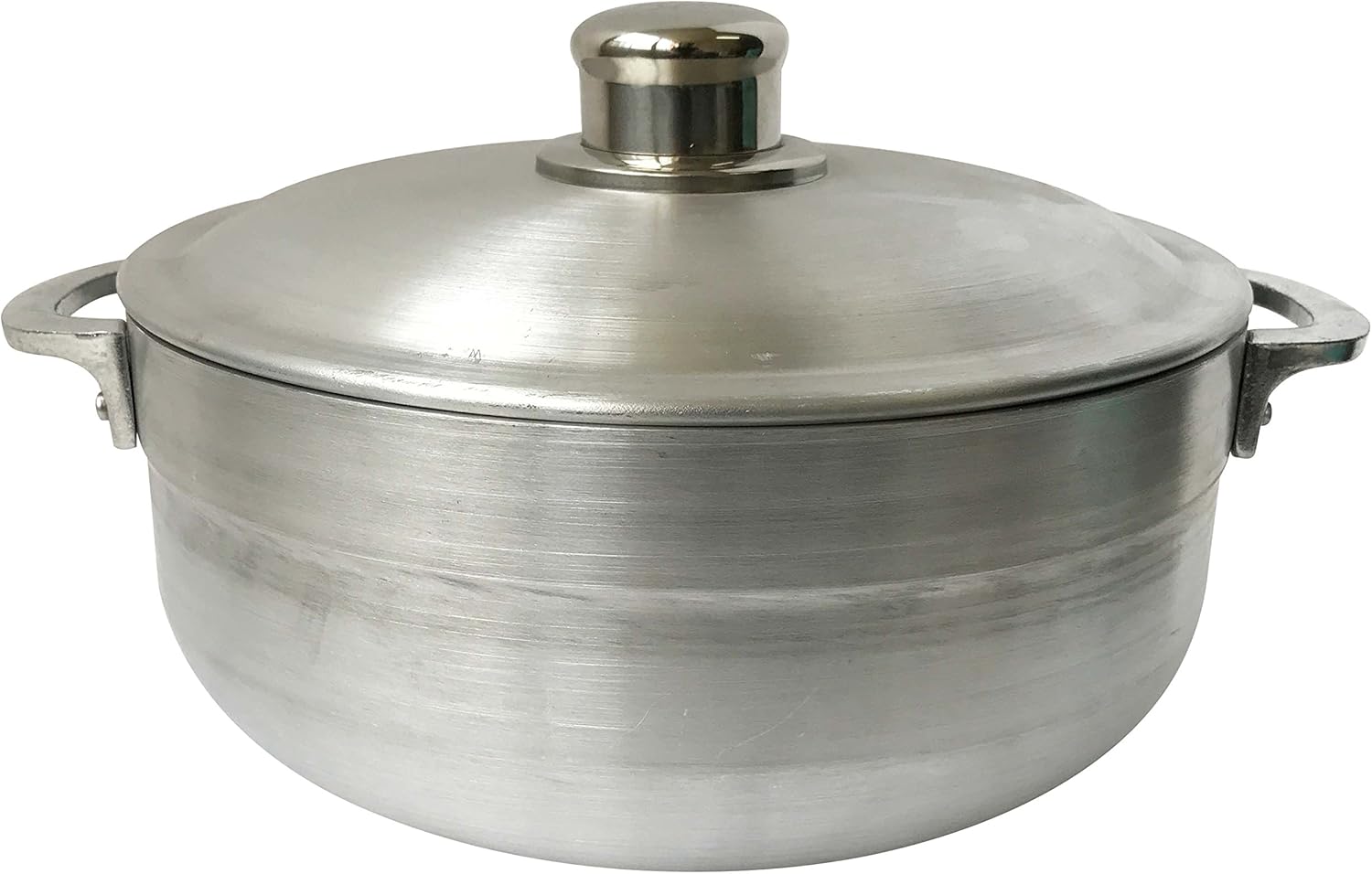 Wee's Beyond Heavy Gauge Caldero Dutch Oven with Aluminum Lid, 4.8 quart, Silver