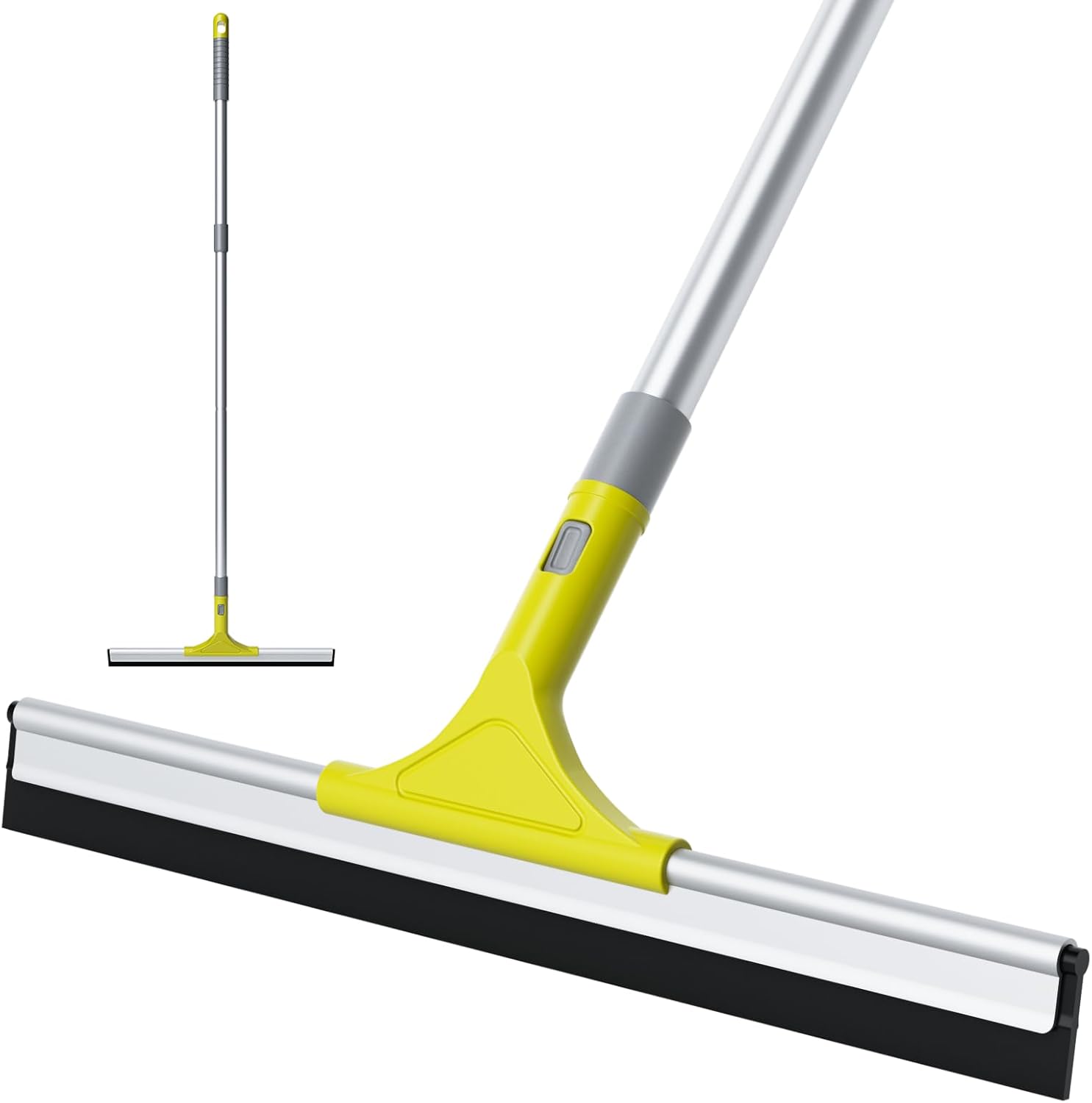 Jetshine 60'' Floor Squeegee Heavy Duty Scrubber with Telescopic Pole