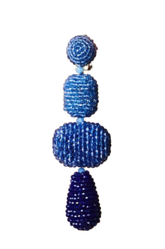 Handcrafted Blue Earrings