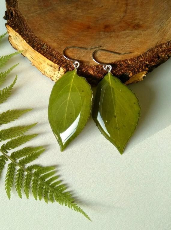 Leaf Shaped Earrings