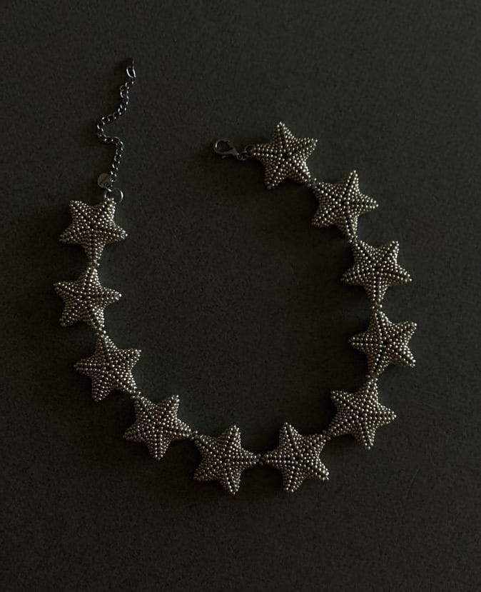 Star Charm neckpiece and earings