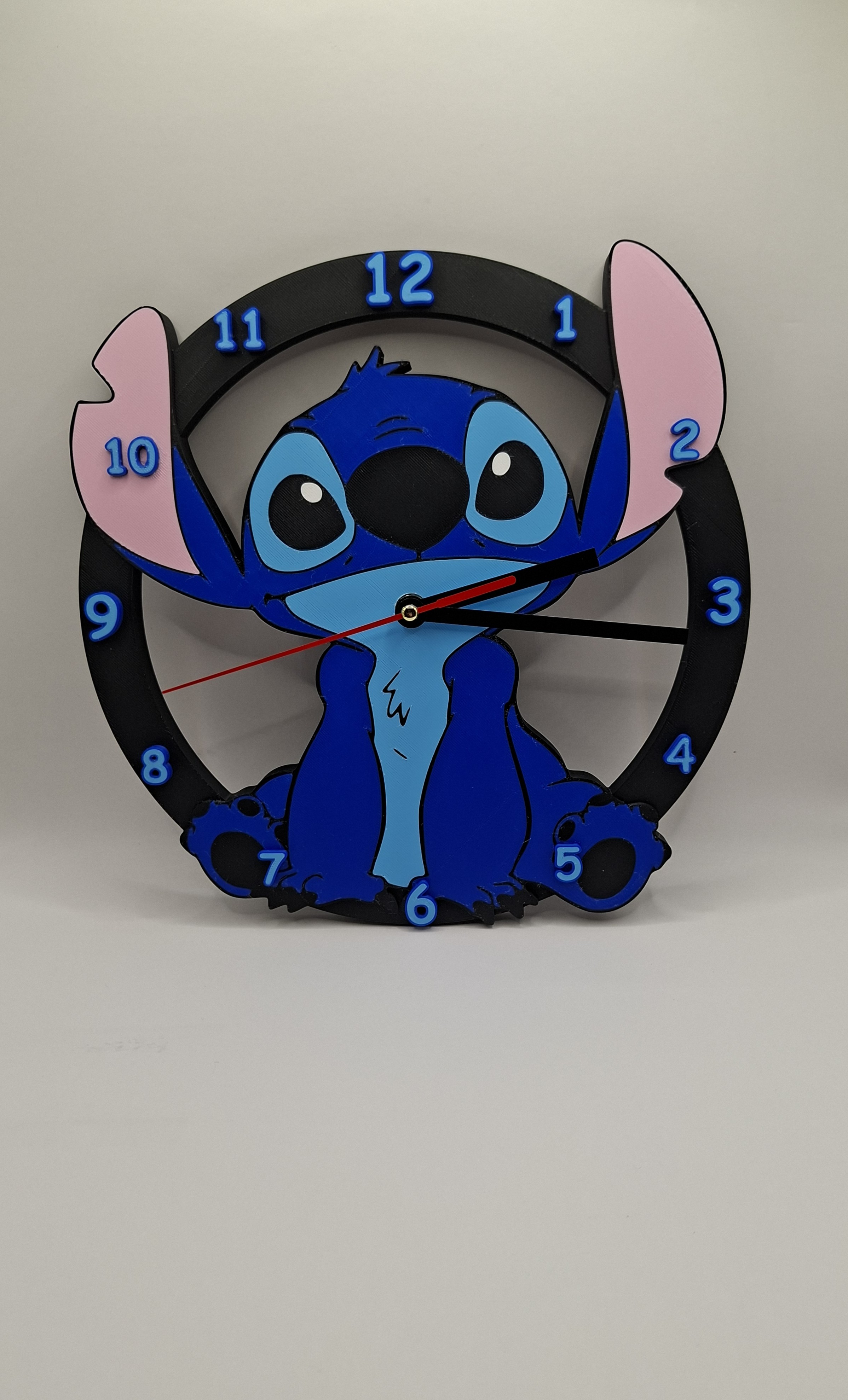 Stitch sieninis laikrodis