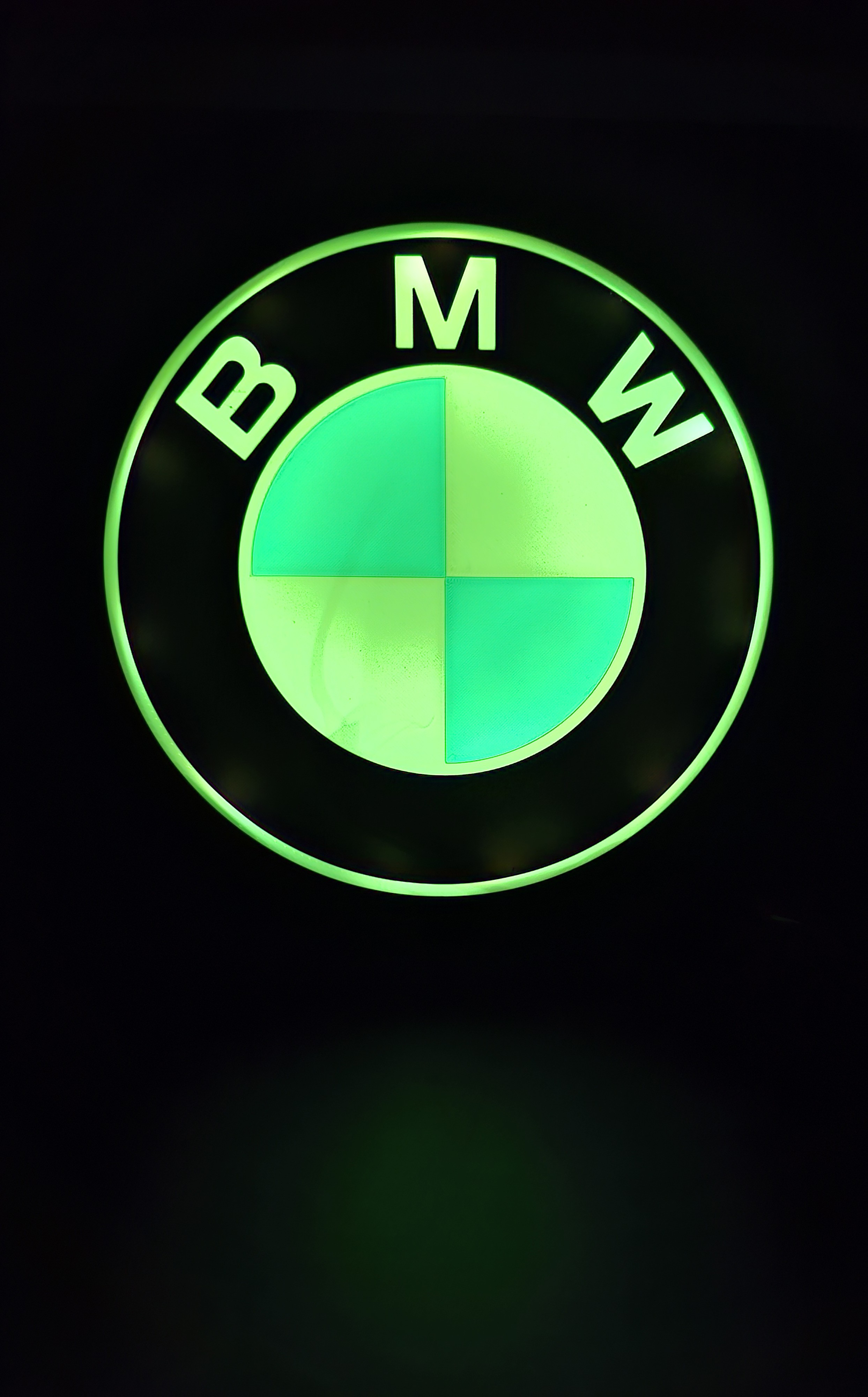 BMW logotipo LED lempa