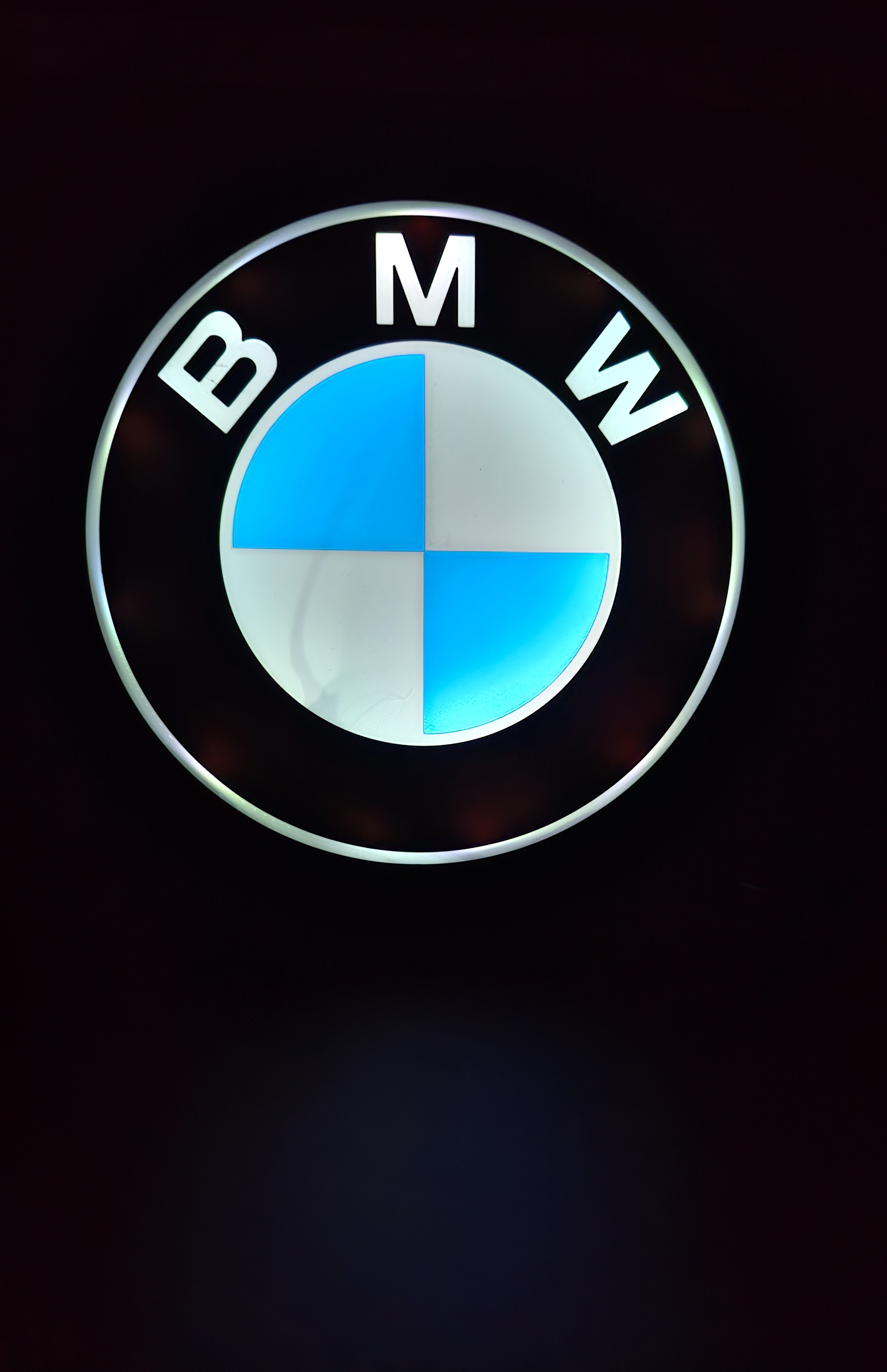 BMW logotipo LED lempa