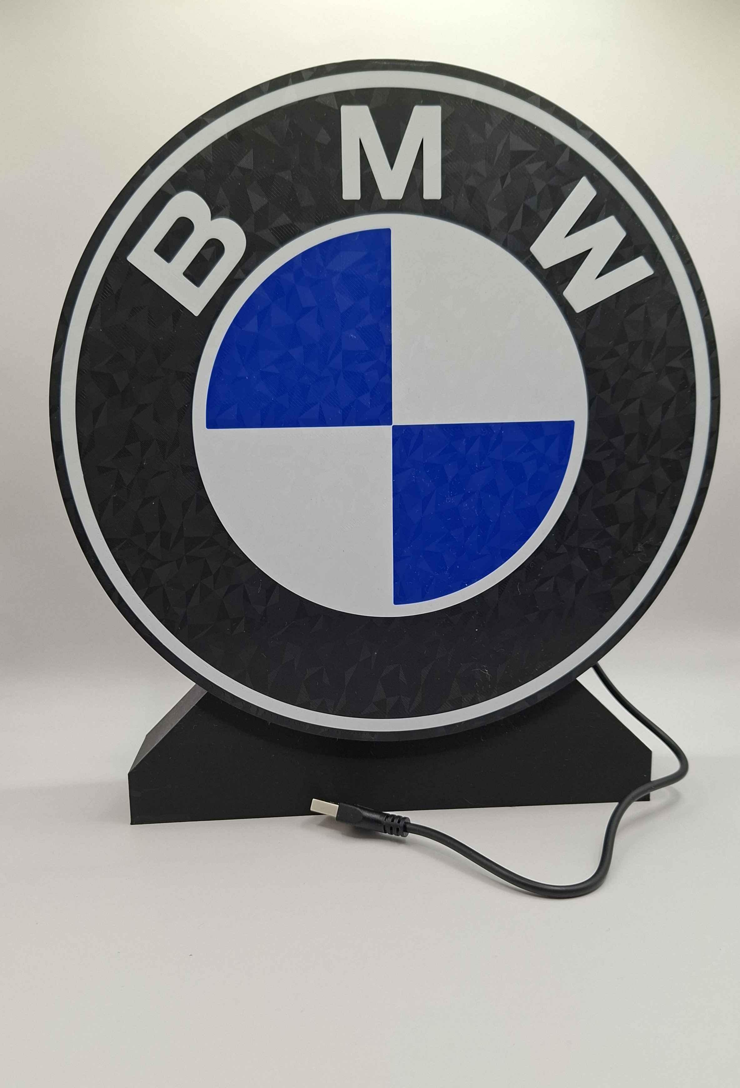 BMW logotipo LED lempa