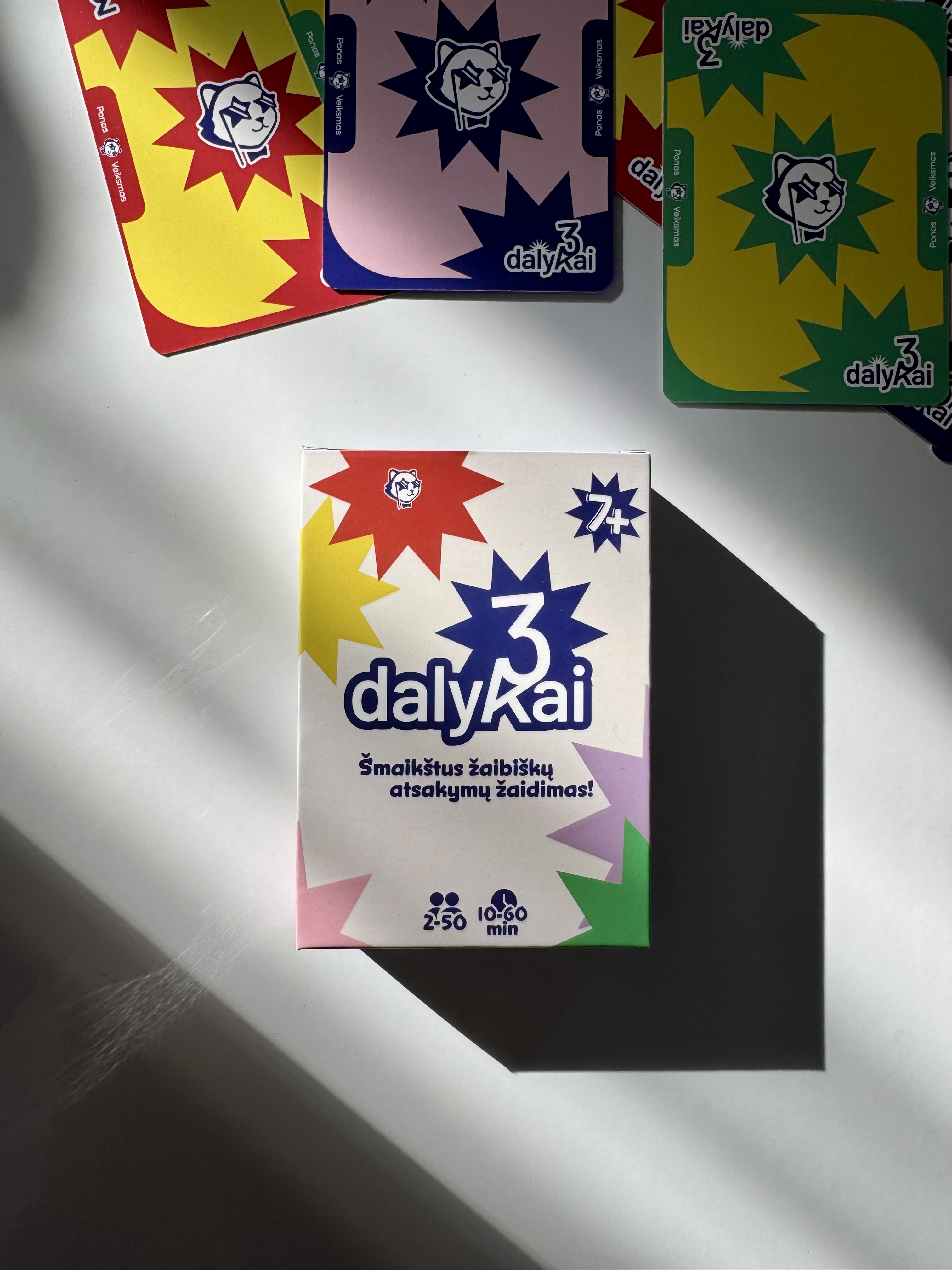 Šmaikštus žaidimas "3 dalykai"