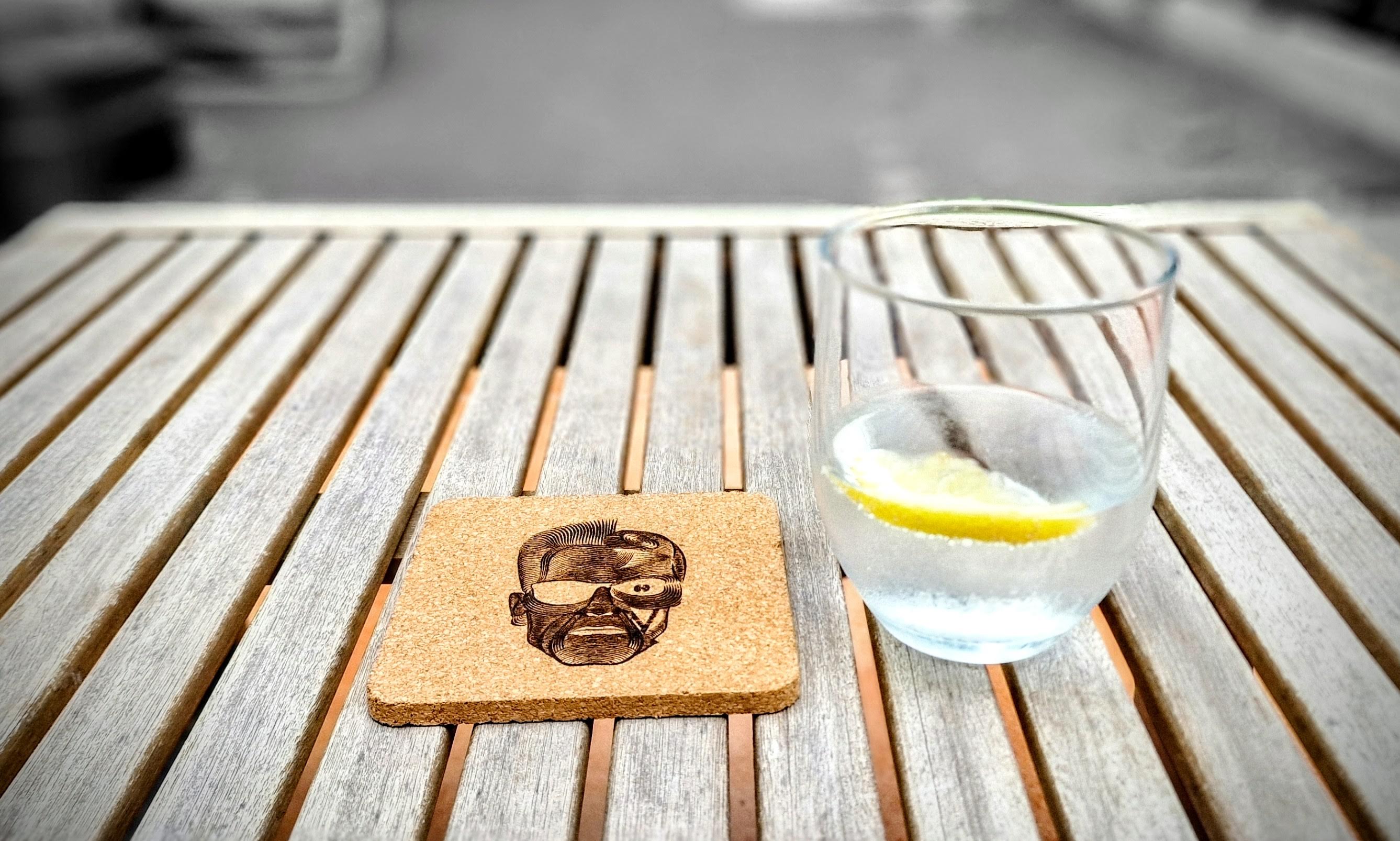 Posavasos de corcho personalizado