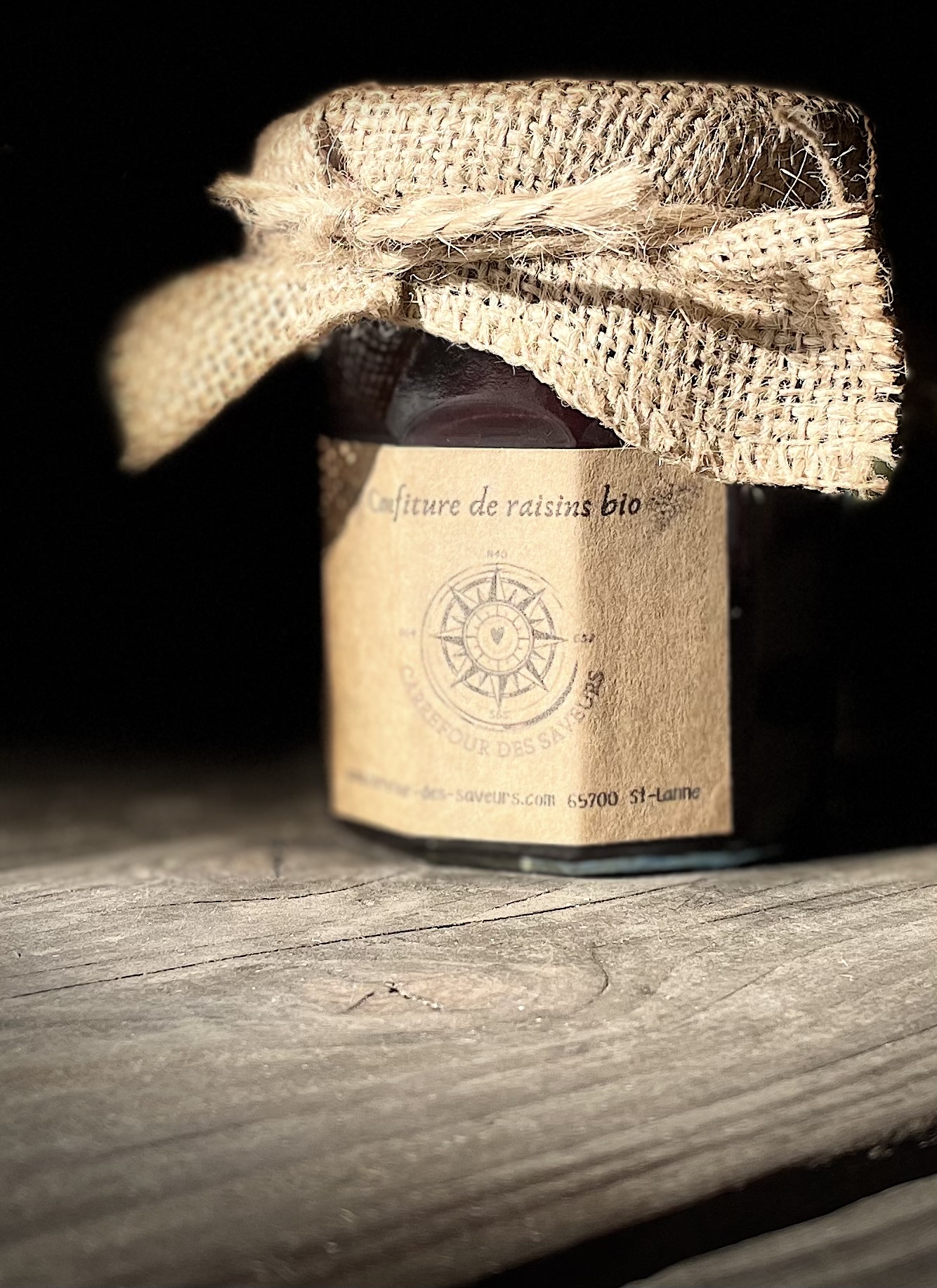 Confiture de raisins bio