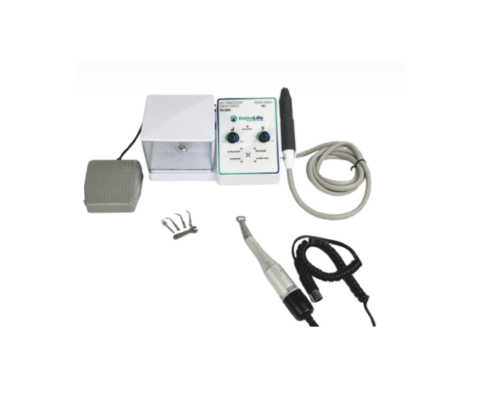  ULTRASSOM DENTÁRIO COM CONTRA-ÂNGULO E LED AZUL