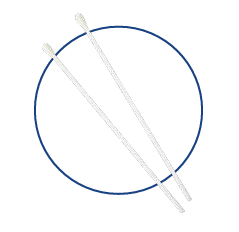 Swab de Rayon para  Coleta de Amostras