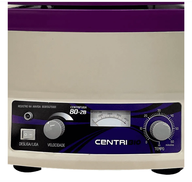 Centrífuga Analógica até 4000 RPM CENTRIBIO - 80-2B-CB