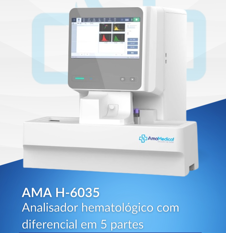 Analisador Hematológico Automático Diff 5 AMA H-6035 (EQUIPAMENTO FECHADO)