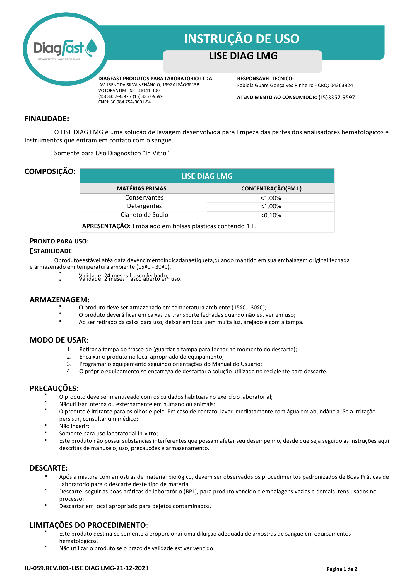 REAGENTES MICROS 45/60/ES