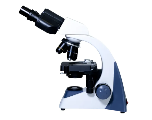 Microscópio Biológico Binocular, Revolver Quadruplo, aumento até 1600X, iluminação em LED - LC1600BA-L-BI