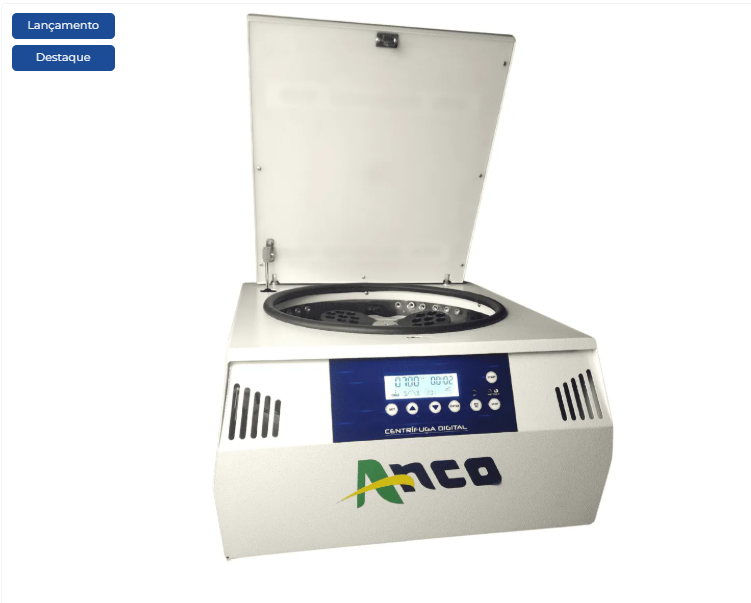 Centrífuga Digital Multirrotores até 6000RPM - CD-6000 + Rotor