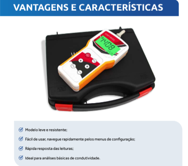 Condutivímetro Portátil - CON500-NM