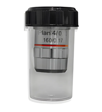 Lente Objetiva Planacromática 4x - OP4