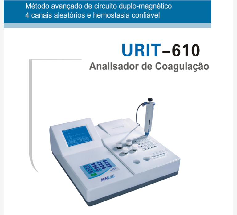 ANALISADOR DE COAGULAÇÃO URIT 610