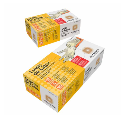 Luva G Para Procedimentos Não Cirúrgicos Com Pó. 