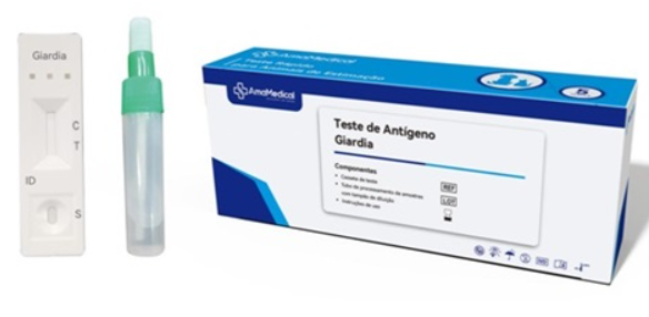Teste rápido Giardia Ag