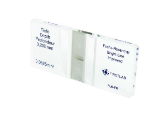 Câmara De Contagem Fuchs-Rosenthal Dupla Melhorada Espelhada Fl6-Fr 