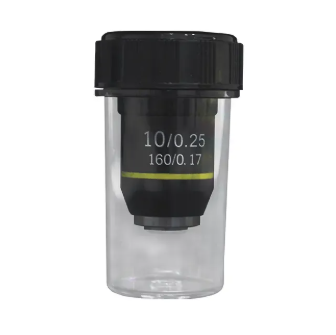 Lente objetiva acromática 40x - OA40 - OA40-B - Preto