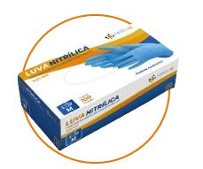 Luva Nitrílica FirstLab 