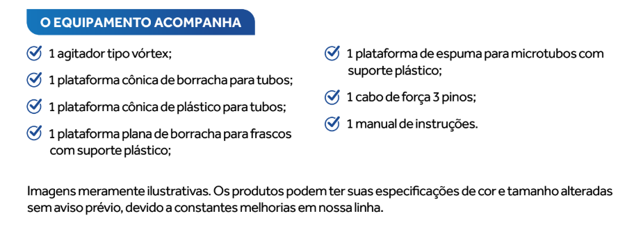 Agitador Vortex até 3.800 RPM Velocidade Regulavel - VX-38-BI