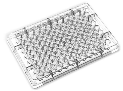 Microplaca Microtitulação 96 Poços Fundo Chato. Estéril.