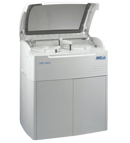 ANALISADOR AUTOMÁTICO BIOQUÍMICO E TURBIDIMÉTRICO URIT - 8031