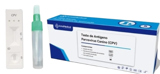 Parvovírus Canino (CPV) Ag Teste Rápido