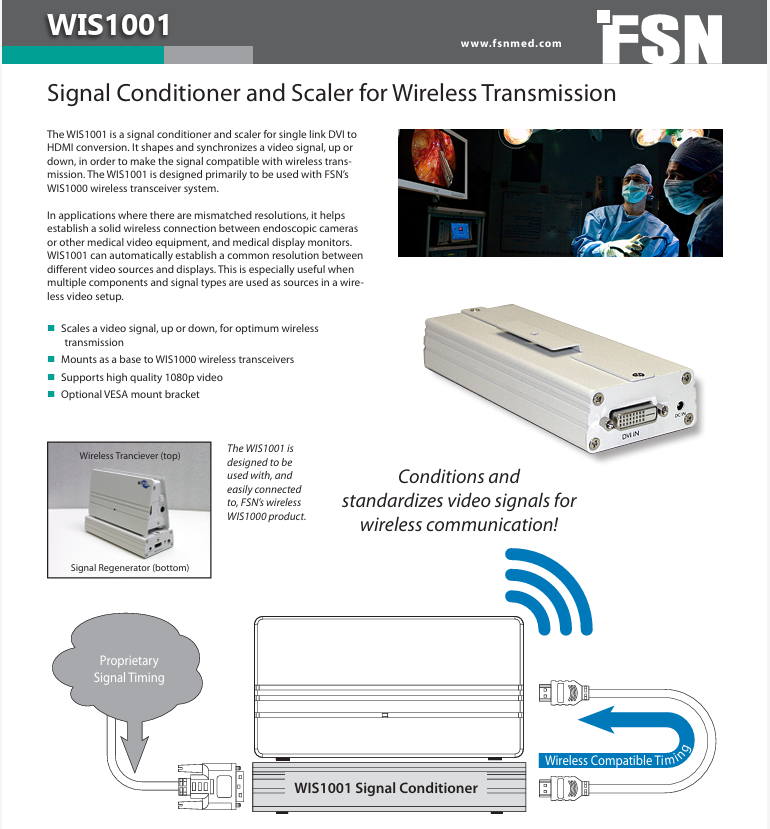 Condicionador de Sinais WIS1001