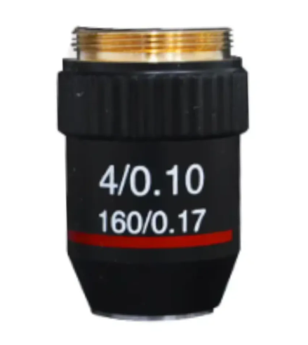 Lente objetiva acromática 4x - OA4-B