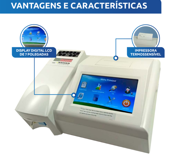 Analisador Bioquímico Semiautomático - DKP-620-BI