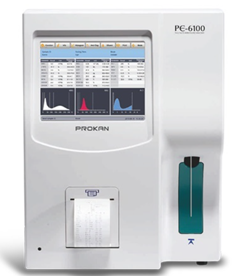 Analisador Hematológico PE-6100 - 3PARTES ( EQUIPAMENTO FECHADO)