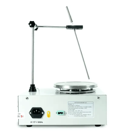 Agitador Magnético 2400RPM até 5L com Aquecimento 90ºC - HJ-10