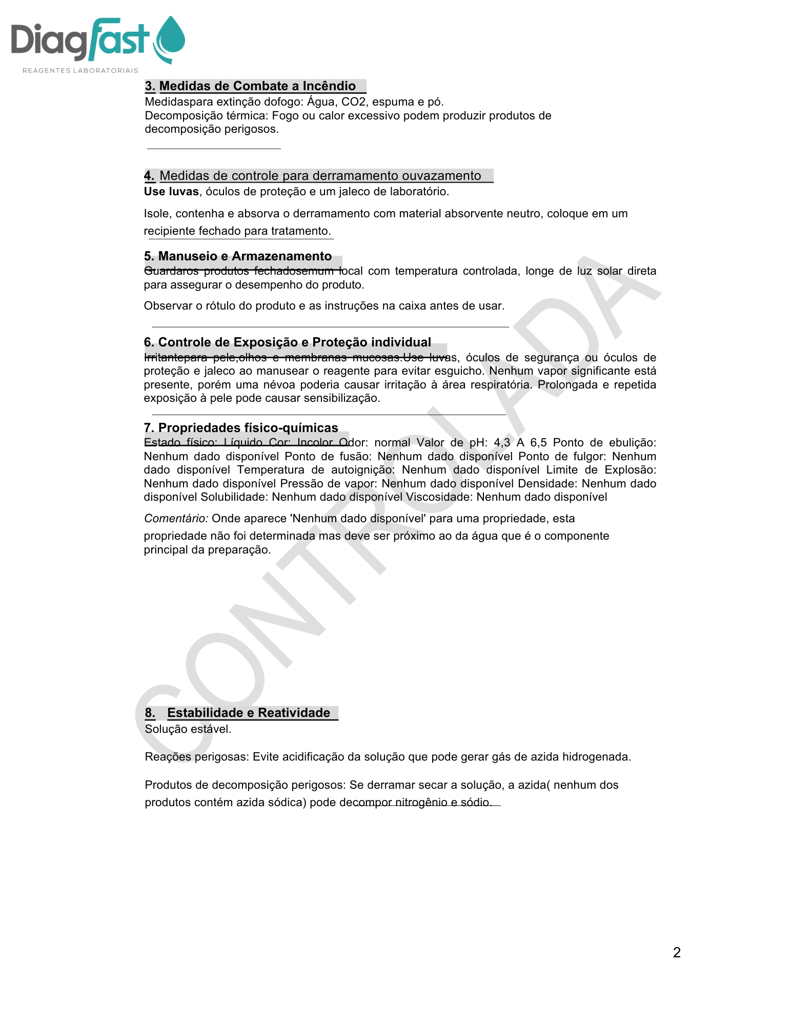 REAGENTES (CELL DYN 3000)