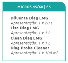 REAGENTES MICROS 45/60/ES